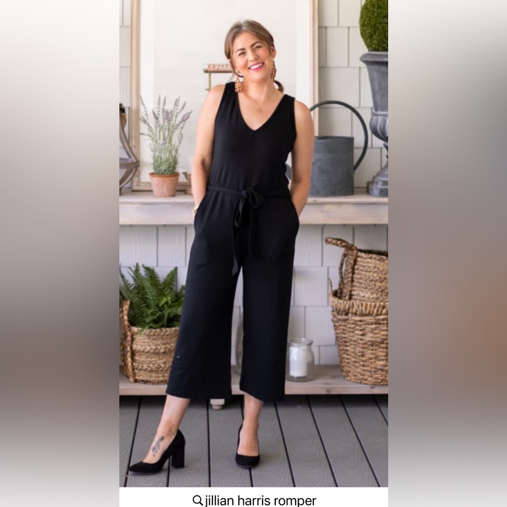 Smash + Tess Black Romper